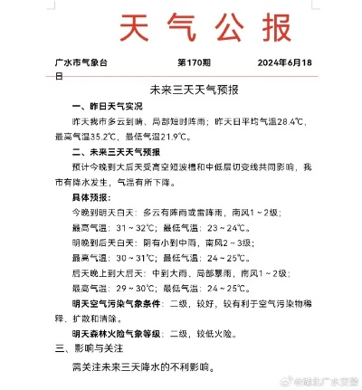 广水天气（广水天气预报40天查询）