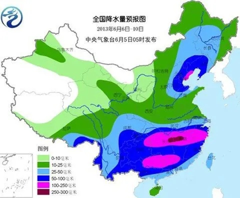 1一7天降水量预报图（1一7天降水量预报图 新闻）