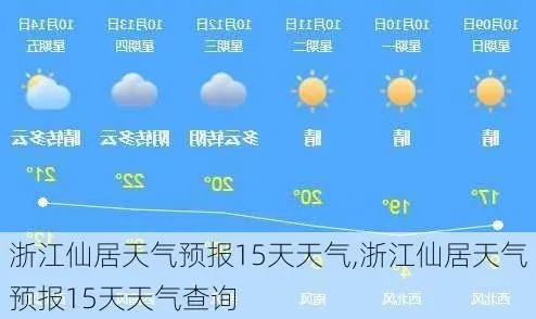 仙居天气预报（仙居天气预报30天准确）